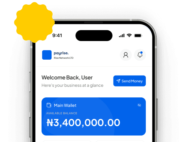 Payrise phone mockup