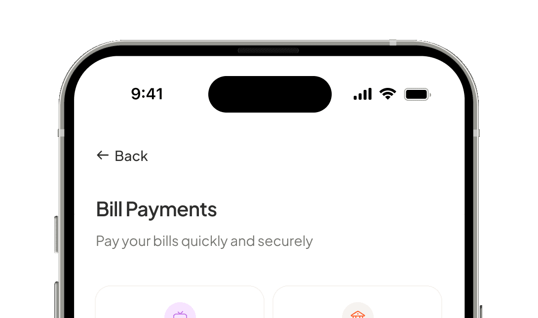Payrise bills screen